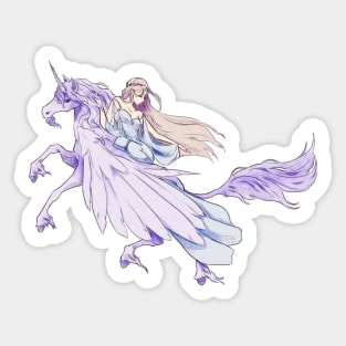 The Last Winged Unicorn Sticker